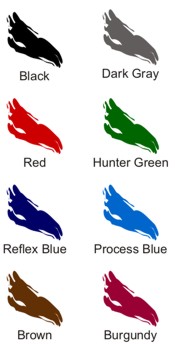 [Raised Print Color Chart]